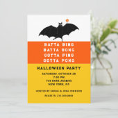Invitations de la fête de Ping-Pong Halloween (Debout devant)