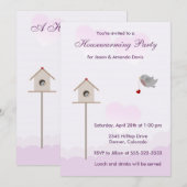 Invitations de la Fête de réchauffement du nid d'o (Devant / Derrière)