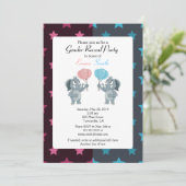 Invitations de la fête de révélation de genre (Debout devant)