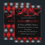 Invitations de la fête de Ruby Masquerade<br><div class="desc">Ruby Red Masquerade Invitations. Beau masque central aux accents perlés. Cette élégante invitation à la fête mascarade peut être utilisée pour un certain nombre de types de fêtes : Anniversaire,  Douce 16,  Fête des mariées ou Proms! Des options personnalisées sont disponibles s'il vous plaît contacter Metro-events pour plus d'informations.</div>