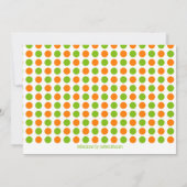 Invitations de la fête de St. Patricks (Dos)