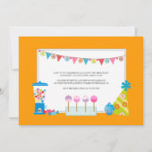 Invitations de la fête des Anniversaires de enfant (Devant)