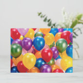 Invitations de la fête des ballons (Debout devant)