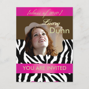 Invitations de la fête des diplômes, photos cartes
