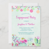 Invitations de la Fête des Lanternes de Cactus (Devant)