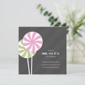 Invitations de la Fête des Lollipops de la Baleine (Debout devant)