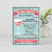 Invitations de la Fête des mariées de vin moderne (Debout devant)