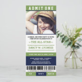 Invitations de la Fête des mariées des billets de (Debout devant)