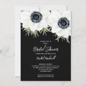 Invitations de la Fête des mariées florale des ané (Devant)