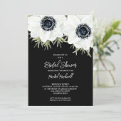 Invitations de la Fête des mariées florale des ané (Debout devant)