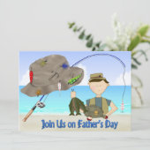 Invitations de la Fête des pères de pêche (Debout devant)