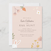 Invitations de la fête des pétales de Pâques (Devant)