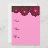 Invitations de la fête d'été de Luau Hawaiian Trop (Dos)