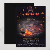Invitations de la fête d'Halloween Bangleswade's C (Devant / Derrière)