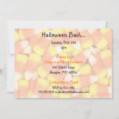 Invitations de la fête d'Halloween Candycorn (Devant)