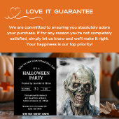 Invitations de la fête d'Halloween Déplaisant Zomb