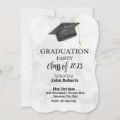 Invitations de la fête d'obtention du diplôme (Devant)