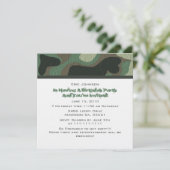 Invitations de la fête du camouflage (Debout devant)