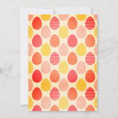 Invitations de la fête du gingembre aux oeufs roug (Dos)