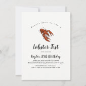 Invitations de la fête du homard (Devant)