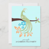 Invitations de la fête du jardin de paon (Devant)