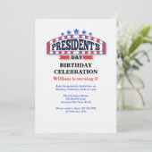 Invitations de la fête du jour du président (Debout devant)