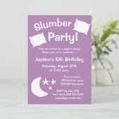 Invitations de la fête du pyjama pour enfants (Debout devant)