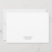 Invitations de la Fête du Réchauffement des Ménage (Dos)