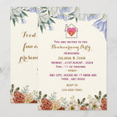 Invitations de la Fête du réchauffement du foyer (Devant / Derrière)