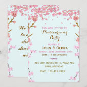 Invitations de la Fête du réchauffement du foyer (Devant / Derrière)