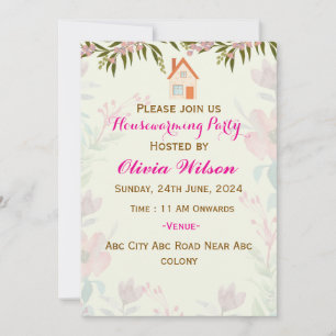 Invitations de la Fête du réchauffement du foyer