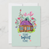 Invitations de la Fête du réchauffement du foyer (Dos)