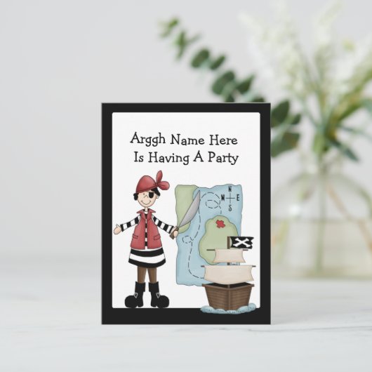 Invitations de la fête pirate (Debout devant)