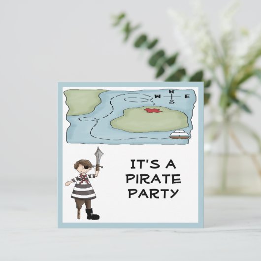 Invitations de la fête pirate (Debout devant)