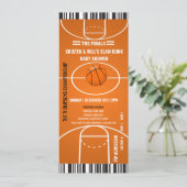 Invitations de la fête sportive | Baby shower garç (Debout devant)