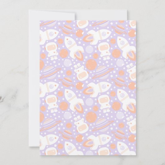 Invitations de la Fille de l'espace (Dos)