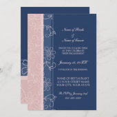 Invitations de la Foire aux fiançailles florales b (Devant / Derrière)