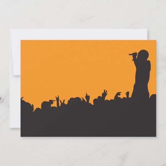 Invitations de la foule de concerts (Devant)