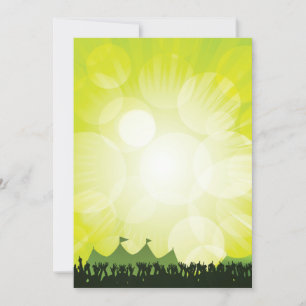 Invitations de la foule des festivals