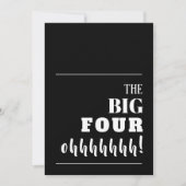 Invitations de la grande fête du 40e anniversaire (Devant)