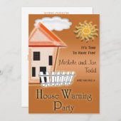Invitations de la House Warming Party (Devant / Derrière)