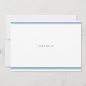 Invitations de la Lacrosse Birthday Party - thème (Dos)