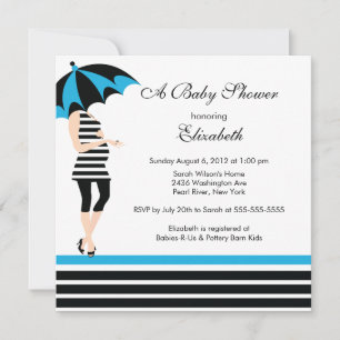 Invitations de la maman moderne à la douche pour b