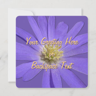 Invitations de la marguerite Carte RSVP personnali