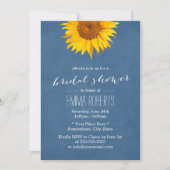 Invitations de la Marine Blue Sunflower (Devant)