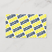 Invitations de la Marine et du Jaune (Dos)