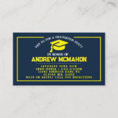 Invitations de la Marine et du Jaune (Devant)