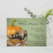 Invitations de la mascarade d'Halloween (Debout devant)