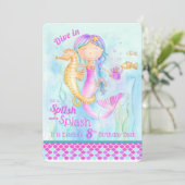 Invitations de la Mermaid Bird pool (Debout devant)