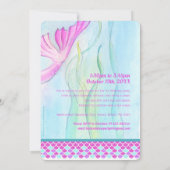 Invitations de la Mermaid Bird pool (Dos)